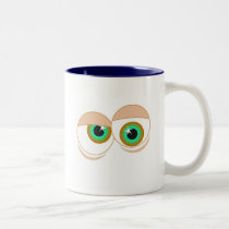 Cartoon eyes mugs