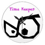 Cartoon Eyes Time Keeper Wall Clock
