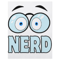Cartoon Eyes With Glasses NERD Flyers