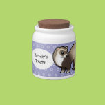 Cartoon Ferret Candy Jars