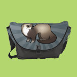 Cartoon Ferret Messenger Bags