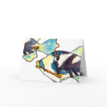 Cartoon Fish Drawing Greeting Card cards