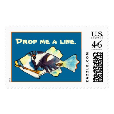 fishes cartoon pictures. Cartoon Fish Postage to