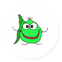 Cartoon fish stickers