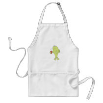 Cartoon Fish With Bubbly Soda Apron