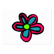 Cartoon Flower business cards by dinatemraz Cartoon Flower business cards