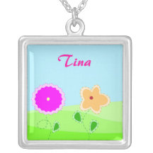 Cartoon Flower Necklace