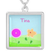 Cartoon Flower Necklace