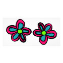 Cartoon Flower photo cards by dinatemraz Cartoon Flower photo cards