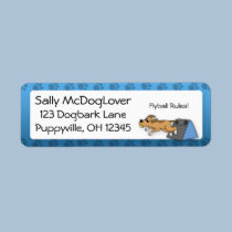 Cartoon Flyball labels