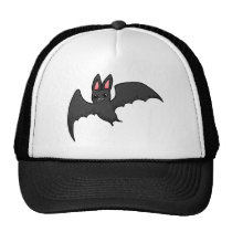 Cartoon Flying Bat hats