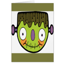 Cartoon Frankenstein Card