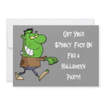 Cartoon Frankenstein Halloween Costume Party Personalized Invitation