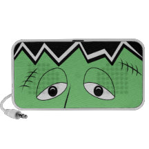 Cartoon Frankenstein Monster Face Notebook Speaker