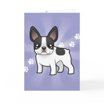 Cartoon French Bulldog Cards