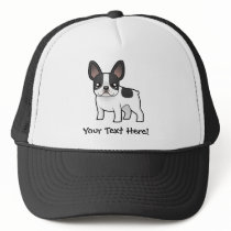 Cartoon French Bulldog Mesh Hat