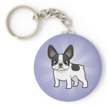 Cartoon French Bulldog Key Chain