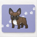 Cartoon French Bulldog mousepad