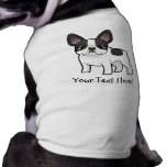 Cartoon French Bulldog Pet Tee Shirt
