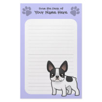 Cartoon French Bulldog Custom Stationery