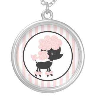 Cartoon French Poodle necklace