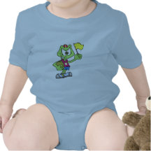 Cartoon Frog Athlete Creeper