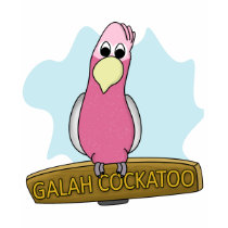 Cartoon Galah Cockatoo Child's t-shirts by MenagerieMayhem Cartoon Galah Cockatoo Child's t-shirts