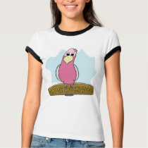 Cartoon Galah Cockatoo Ladies' t-shirts by MenagerieMayhem Cartoon Galah Cockatoo Ladies' t-shirts
