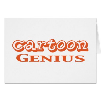 Cartoon Genius Gifts cards