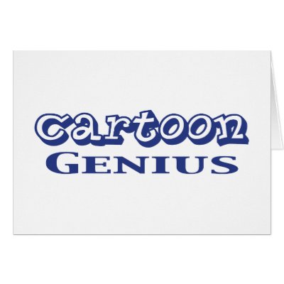 Cartoon Genius Gifts cards