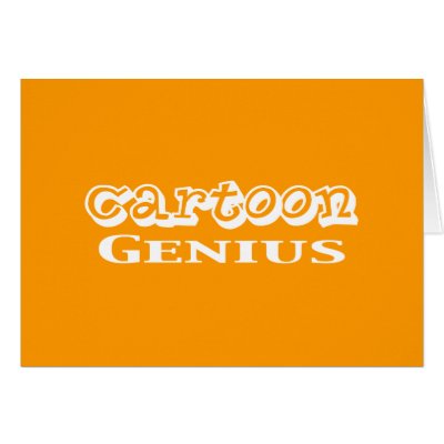 Cartoon Genius Gifts cards