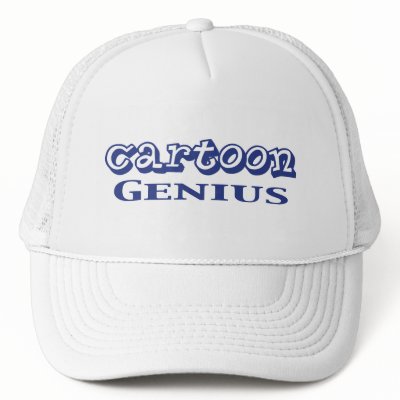 Cartoon Genius Gifts hats