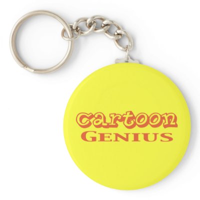 Cartoon Genius Gifts keychains