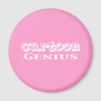 Cartoon Genius Gifts magnets