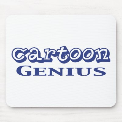 Cartoon Genius Gifts mousepads