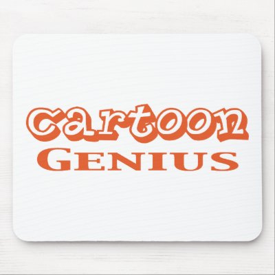 Cartoon Genius Gifts mousepads