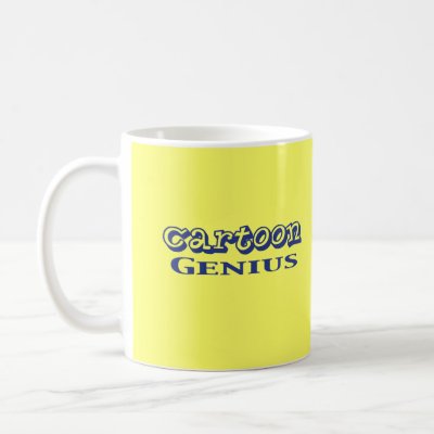 Cartoon Genius Gifts mugs