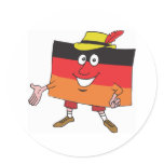 Cartoon Germany Sticker