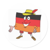 Cartoon Germany stickers