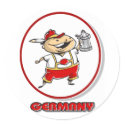 Cartoon Germany stickers