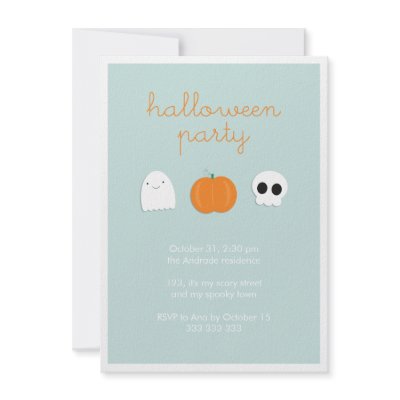 Cartoon ghost Halloween skull cute pumpkin blue orange kids Halloween party ... Cartoon ghost Halloween skull cute pumpkin blue orange kids Halloween party ...