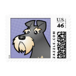 Cartoon Giant/Standard/Miniature Schnauzer postage