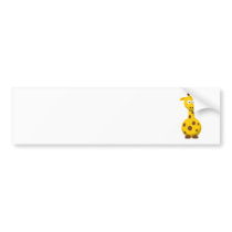 Cartoon Giraffe Bumper Stickers