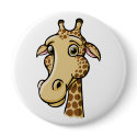 Cartoon Giraffe buttons