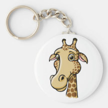 Cartoon Giraffe Key Chain