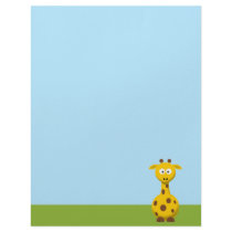 Cartoon Giraffe Letterhead Design