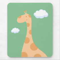 Cartoon Giraffe mousepad by BluePlanet Cartoon Giraffe mousepad