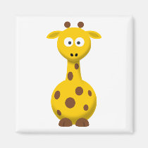 Cartoon Giraffe magnets