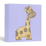 Cartoon Giraffe binders