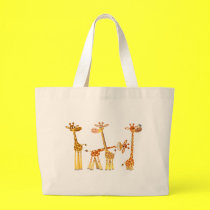 Cartoon Giraffes: The Herd bag
